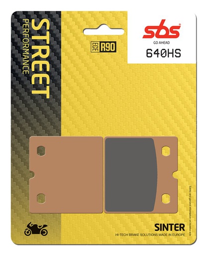 [SBS-640HS] SBS Brake Pad FA171 Street Sinter Front