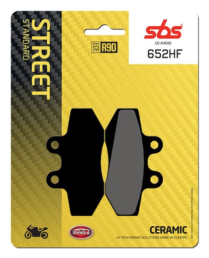 [SBS-652HF] SBS Brake Pad FA167 Ceramic