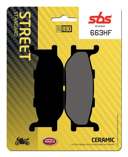 [SBS-663HF] SBS Brake Pad FA179 Ceramic