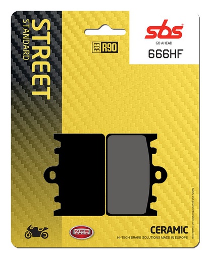 [SBS-666HF] SBS Brake Pad FA180 Ceramic