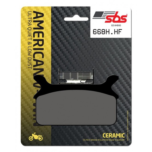 [SBS-668HHF] SBS Brake Pad FA201 American / V-Twin Ceramic