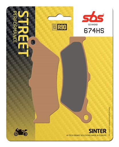 [SBS-674HS] SBS Brake Pad FA209 Street Sinter Front