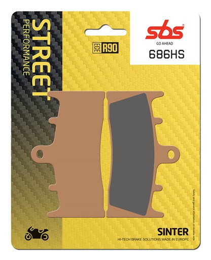 [SBS-686HS] SBS Brake Pad FA188 Street Sinter Front