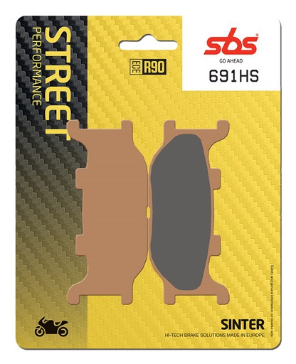 [SBS-691HS] SBS Brake Pad FA199 Street Sinter Front