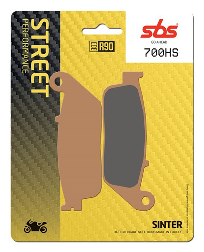[SBS-700HS] SBS Brake Pad FA196 Street Sinter Front