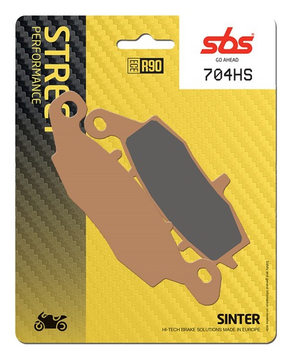 [SBS-704HS] SBS Brake Pad FA231 Street Sinter Front