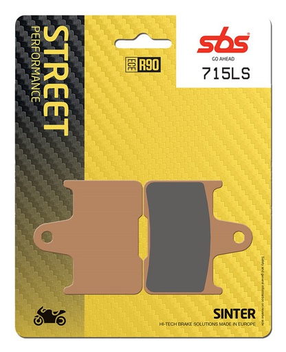 [SBS-715LS] SBS Brake Pad FA254 Street Sinter Rear