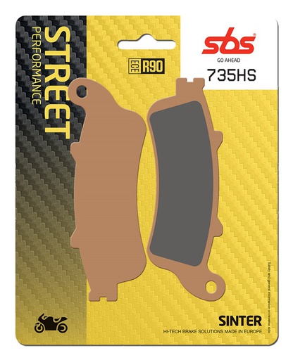[SBS-735HS] SBS Brake Pad FA261 Street Sinter Front