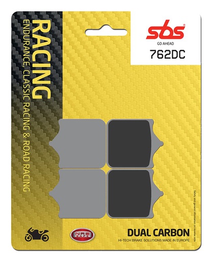 [SBS-762DC] SBS Brake Pad FA322 Racing Dual Carbon Front