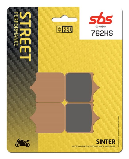 [SBS-762HS] SBS Brake Pad FA322 Street Sinter Front