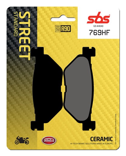 [SBS-769HF] SBS Brake Pad FA319/2 Ceramic