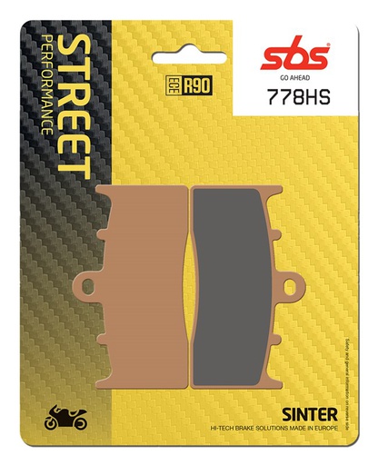 [SBS-778HS] SBS Brake Pad FA294 Street Sinter Front