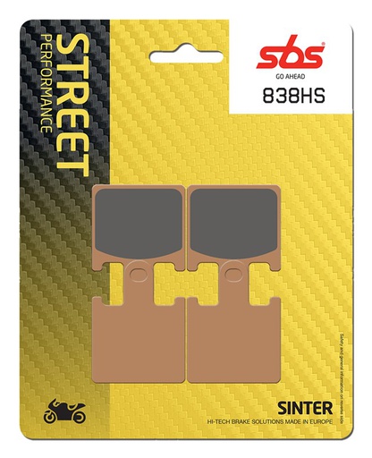 [SBS-838HS] SBS Brake Pad FA417/4 Street Sinter Front