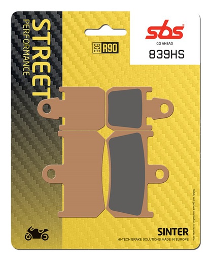 [SBS-839HS] SBS Brake Pad FA442/4 Street Sinter Front