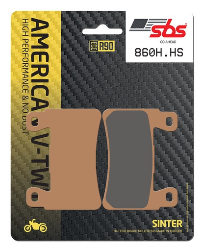 [SBS-860HHS] SBS Brake Pad 860HHS American / V-Twin Sinter Front
