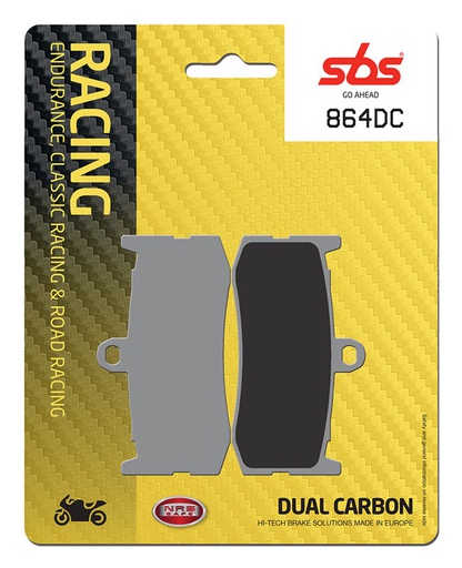 [SBS-864DC] SBS Brake Pad FA491 Racing Dual Carbon Front