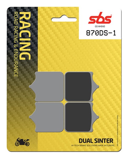 [SBS-870DS] SBS Brake Pad FA604 Racing Dual Sinter