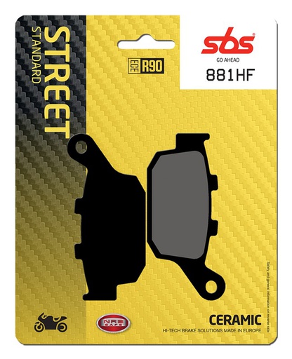 [SBS-881HF] SBS Brake Pad FA496 Ceramic