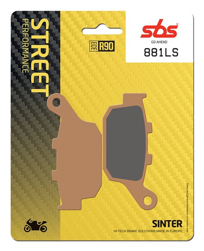 [SBS-881LS] SBS Brake Pad FA496 Street Sinter Rear