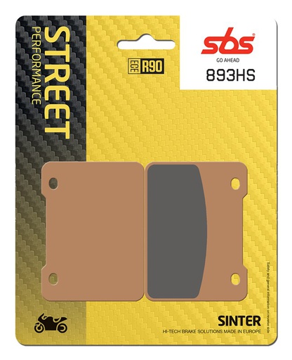 [SBS-893HS] SBS Brake Pad FA627 Street Sinter Front