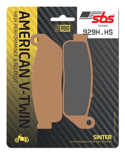 [SBS-929HHS] SBS Brake Pad FA672 American / V-Twin Sinter Front