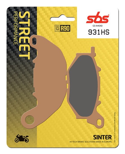 [SBS-931HS] SBS Brake Pad FA663 Street Sinter Front