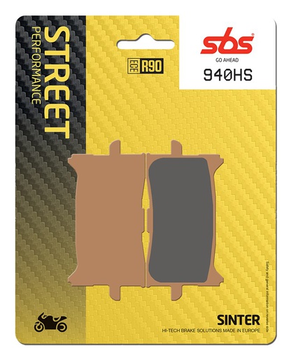 [SBS-940HS] SBS Brake Pad FA679 Street Sinter Front