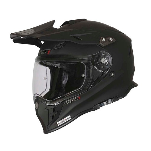 [J1-607005120100005] Just1 J34 Pro Tour Adventure Helmet Solid Black