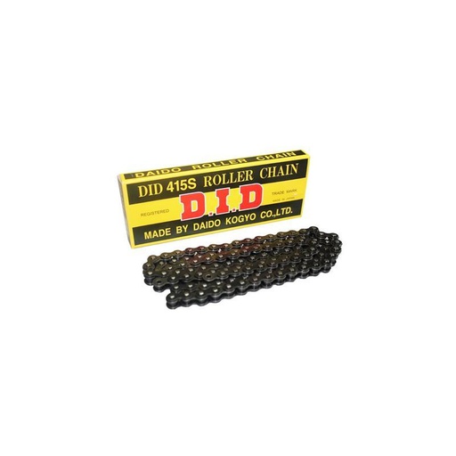 [DID-415S126GBRB] DID Chain 415 126L Std RB Clip Gold/Black