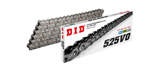 [DID-525VO120FB] DID Chain 525 120L VO O-Ring Clip Type FB Natural