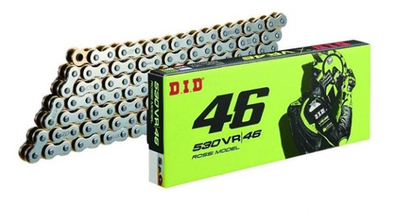 DID Chain 525 120L VR46 X-Ring ZB Rivet Gold