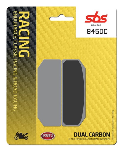 [SBS-845DC] SBS Brake Pad 845DC Racing Dual Carbon Front