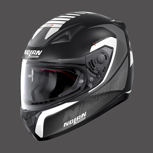 [NOL-ADEPT-82] Nolan Full Face Helmet Adept 82 Flat Black/White