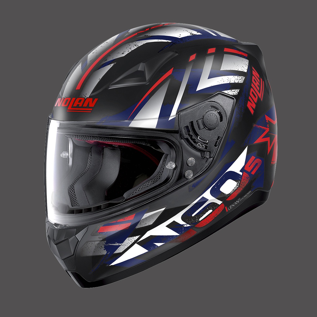 Nolan Full Face Helmet Secutor 71 Flat Black/Red/White