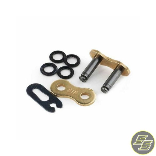 [DID-520VOGBFJ] DID Chain Masterlink 520 VO O-Ring Clip Type FJ Gold/Black
