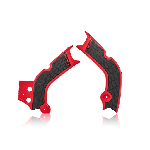 [ACE-0023664-349] Acerbis X-Grip Frame Protector Honda CRF 250|450 '19-21 Red/Black