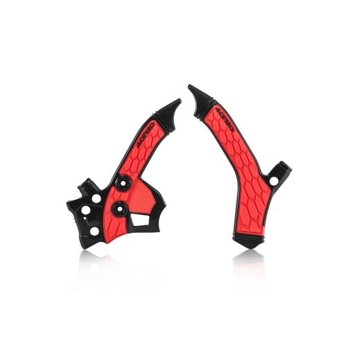 [ACE-0023405-323] Acerbis X-Grip Frame Protector Honda CRF 250L '13-20 Black/Red