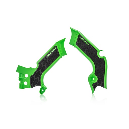 [ACE-0023693-377] Acerbis X-Grip Frame Protector Kawasaki KXF 250|450 '21-23 Green/Black