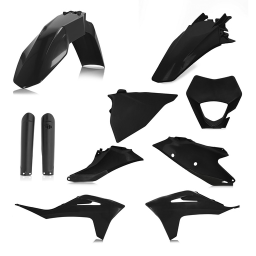 [ACE-0024633-090] Acerbis Plastics Kit Gas Gas EC|F '21-23 Black