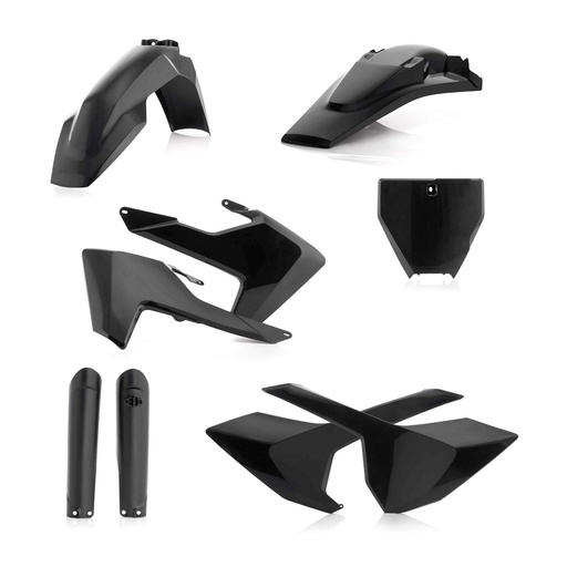 [ACE-0021831-090] Acerbis Plastics Kit Husqvarna FC|TC '16-18 Black
