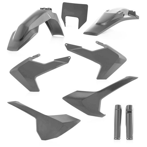 [ACE-0022375-070] Acerbis Plastics Kit Husqvarna FE|TE '17-19 Grey