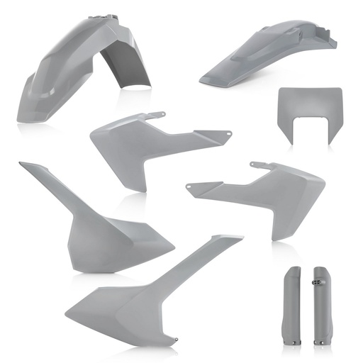 [ACE-0023596-070] Acerbis Plastics Kit Husqvarna FE|TE '17-19 Grey