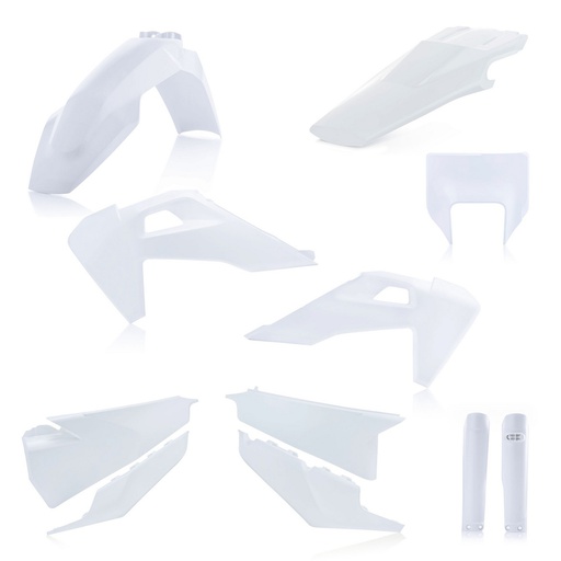 [ACE-0024051-031] Acerbis Plastics Kit Husqvarna TE|FE '20-23 White 2