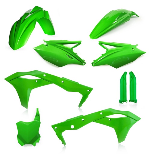 [ACE-0022378-130] Acerbis Plastics Kit Kawasaki KX250F '17 Green