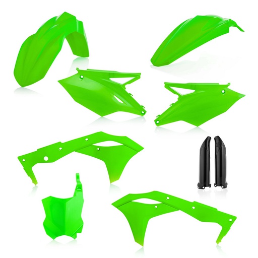 [ACE-0022378-131] Acerbis Plastics Kit Kawasaki KX450F '17 Green 2