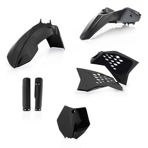 [ACE-0016373-090] Acerbis Plastics Kit KTM SX65 '09-11 Black