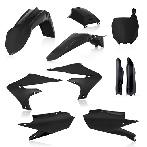 [ACE-0023631-090] Acerbis Plastics Kit Yamaha YZF 250|450 '19-23 Black