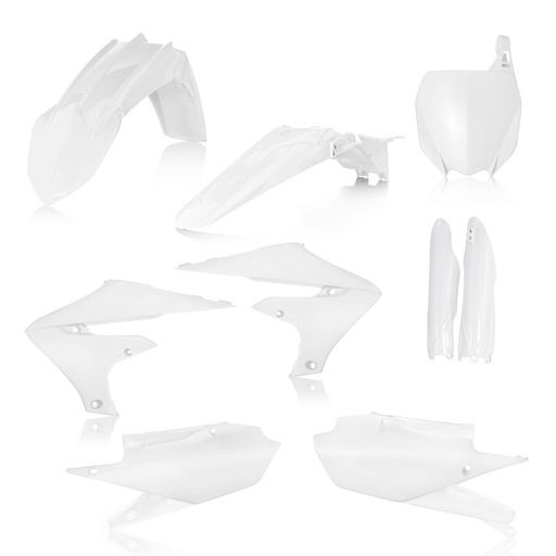 [ACE-0022962-030] Acerbis Plastics Kit Yamaha YZF 250|450F '18-19 White