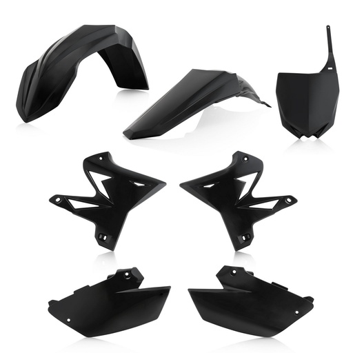 [ACE-0023488-090] Acerbis Restyle Plastics Kit Yamaha YZ125|250 '02-14 Black 5pc