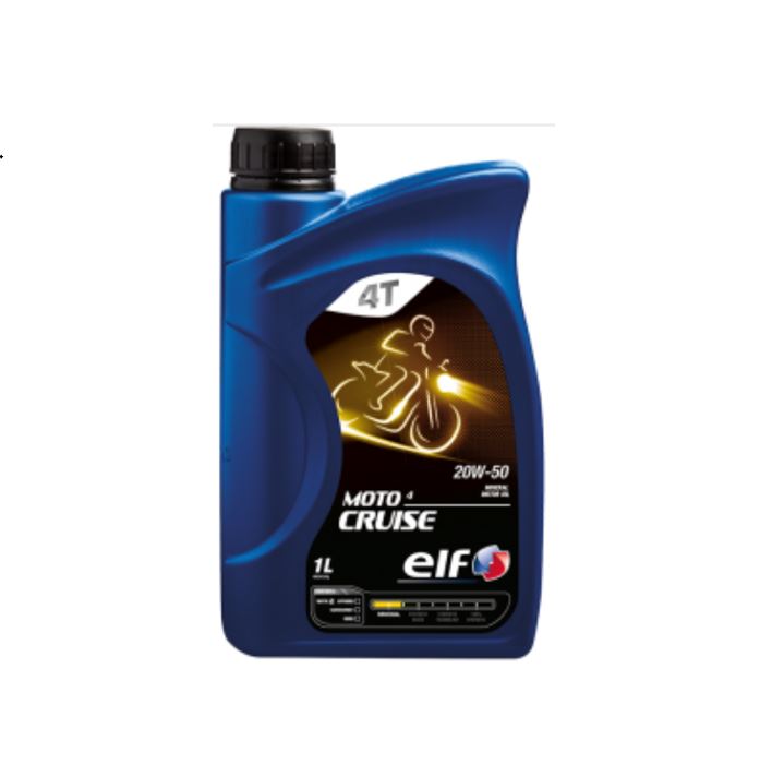 Elf Moto 4 Cruise 4T Engine Oil 20W50 1L | Sprocket Sport